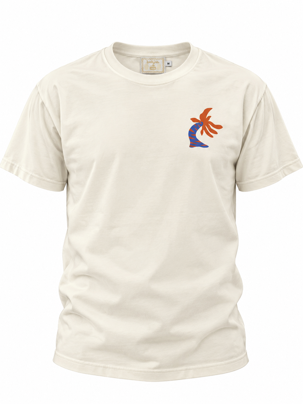 SantoLoco Lizzy Art Tee - Vintage White