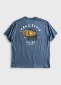 Iron & Resin Custom Garage Pocket Tee Sky Blue