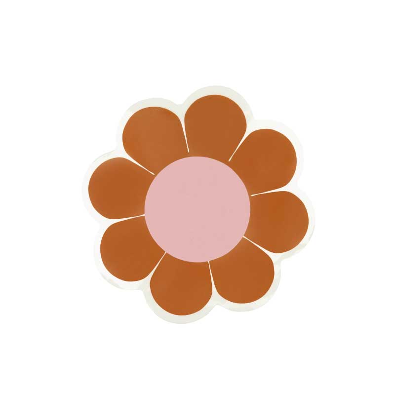 Surfboard Soks Retro 70's Daisy Bumper Sticker