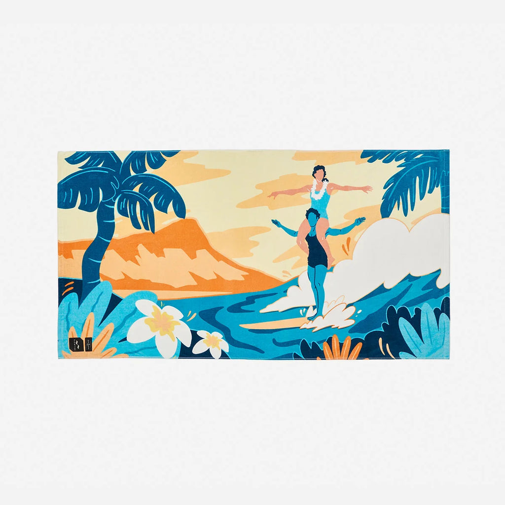 Slowtide Duke Beach Towel Blue