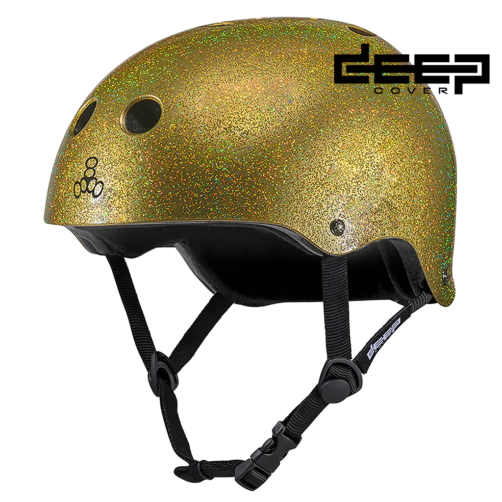Deep Cover Helmet Gold Glitter