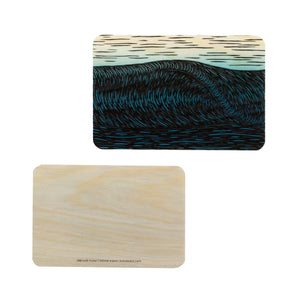 Kean Arts Inc. Ebb and Flow 4x6 Wooden Card