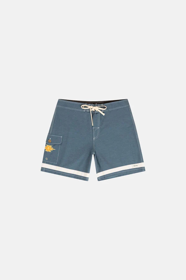 Rhythm Signature Stripe Trunk Navy