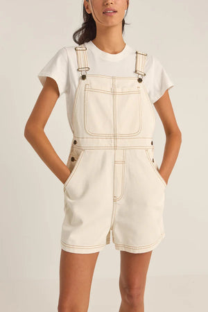 Rhythm Tides Short Overall Cream