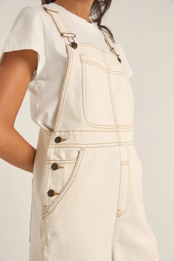Rhythm Tides Short Overall Cream