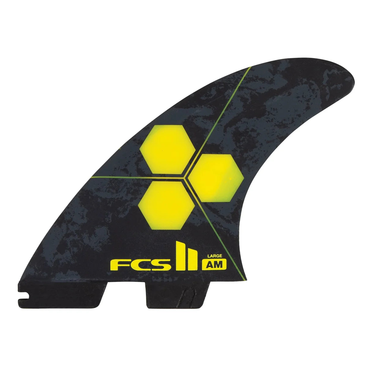 FCS II AM PC Large Tri Fin Yellow