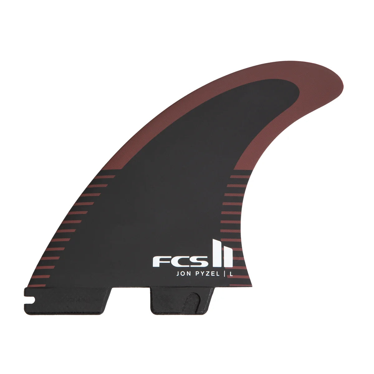 FCS II Pyzel PC Large Tri Fin Black/Shiraz
