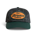 Florence Hawaii Mesh Trucker Hat Burnt Olive Camo