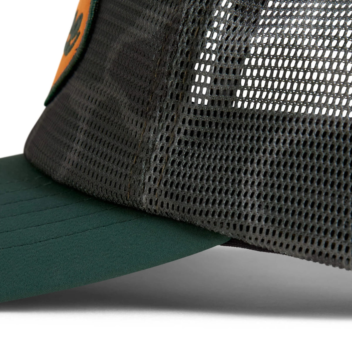 Florence Hawaii Mesh Trucker Hat Burnt Olive Camo