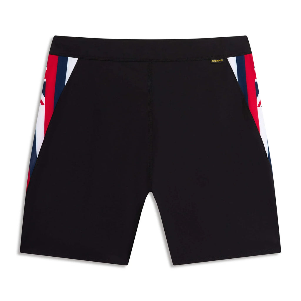 Florence Pro Hawaii Boardshort Black/White