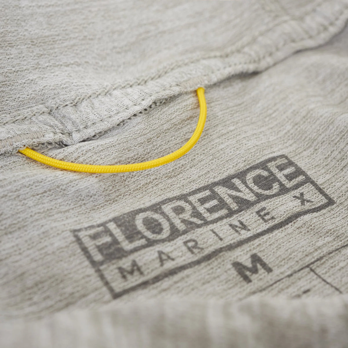 Florence Airtex Longsleeve Hooded Shirt Light Heather Grey