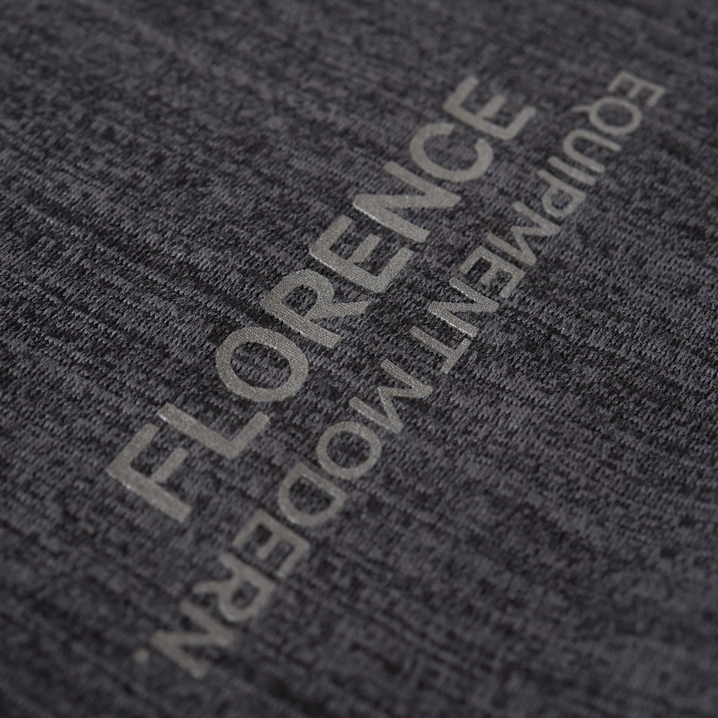 Florence Airtex SS Shirt Heather Charcoal