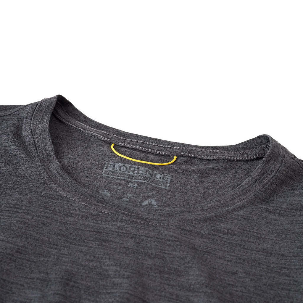Florence Airtex SS Shirt Heather Charcoal