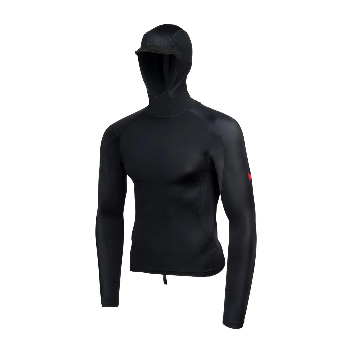 Florence Long Sleeve Hooded Rashguard Black
