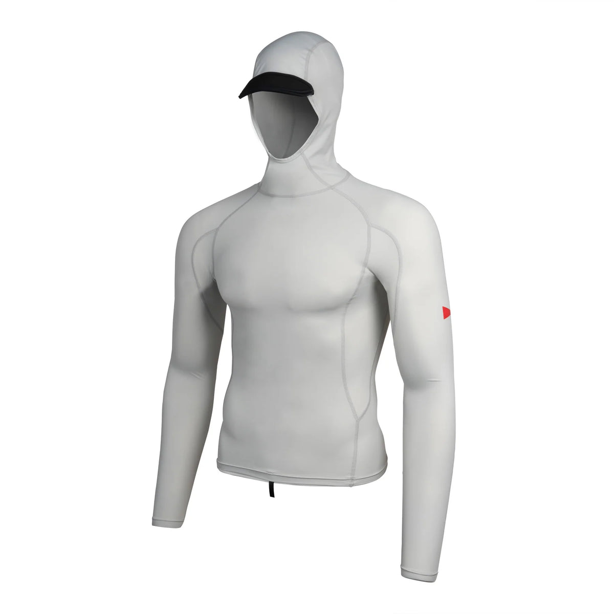 Florence Long Sleeve Hooded Rashguard Silver