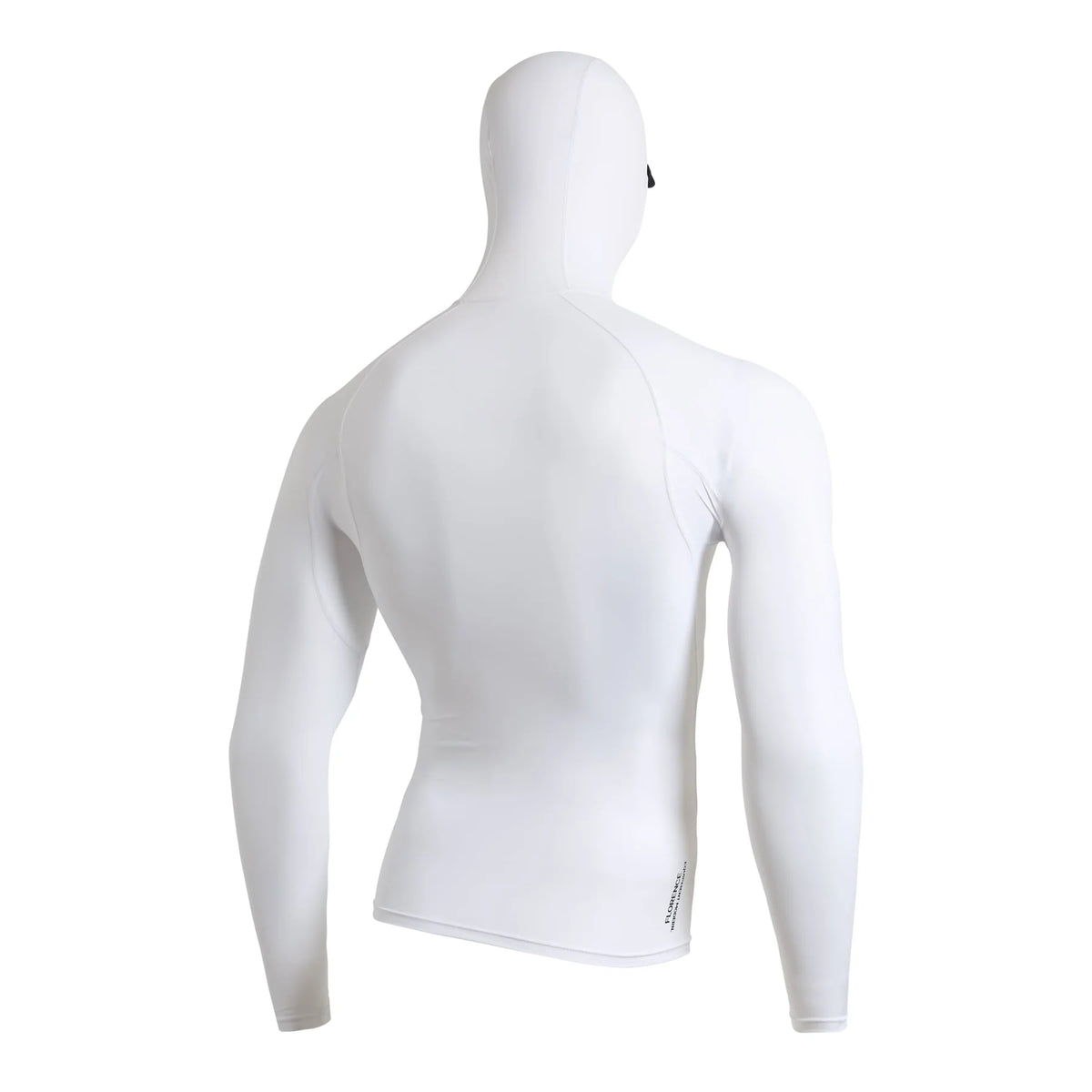Florence Long Sleeve Hooded Rashguard White