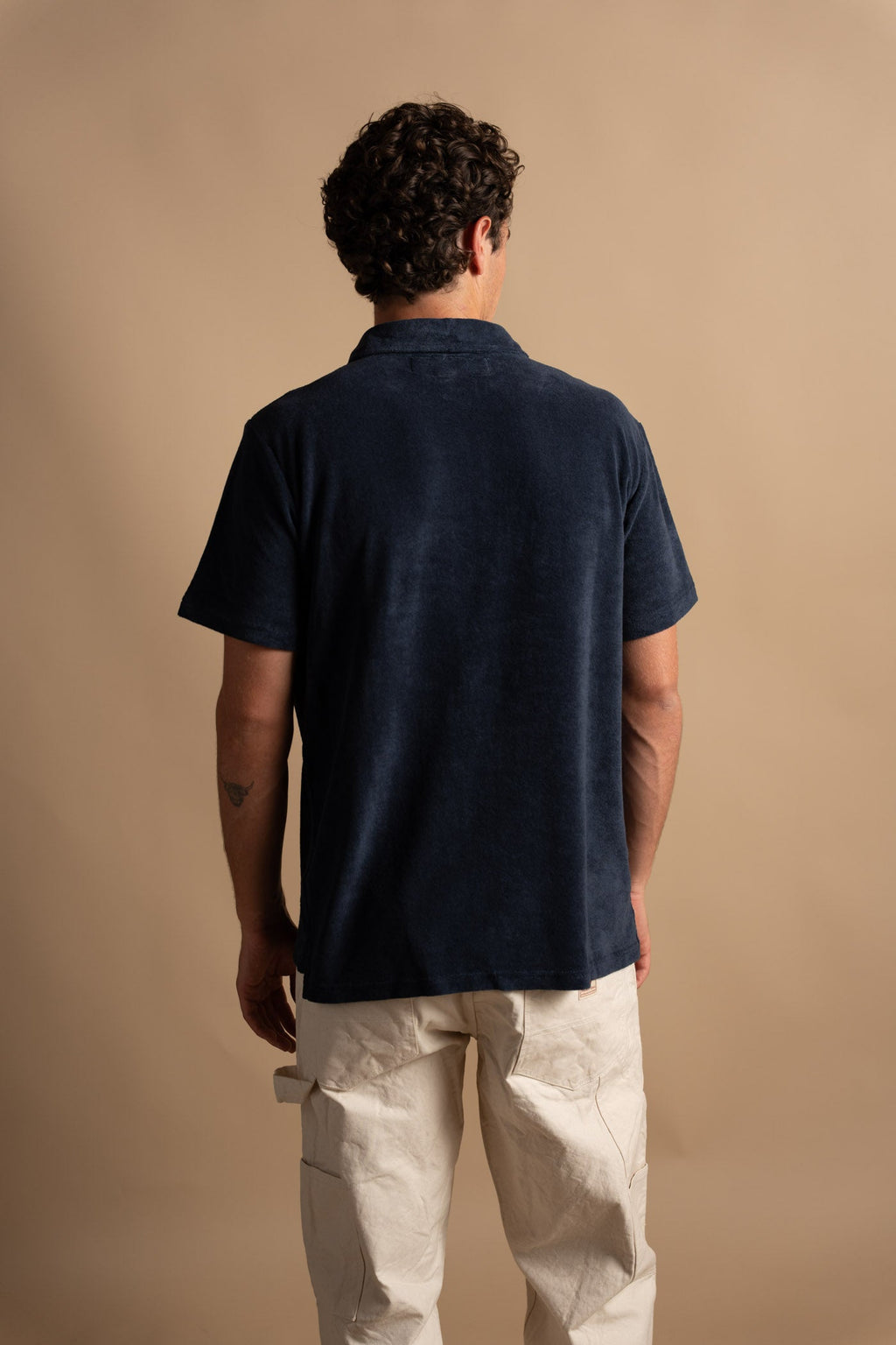 Iron & Resin Terry Shirt Navy
