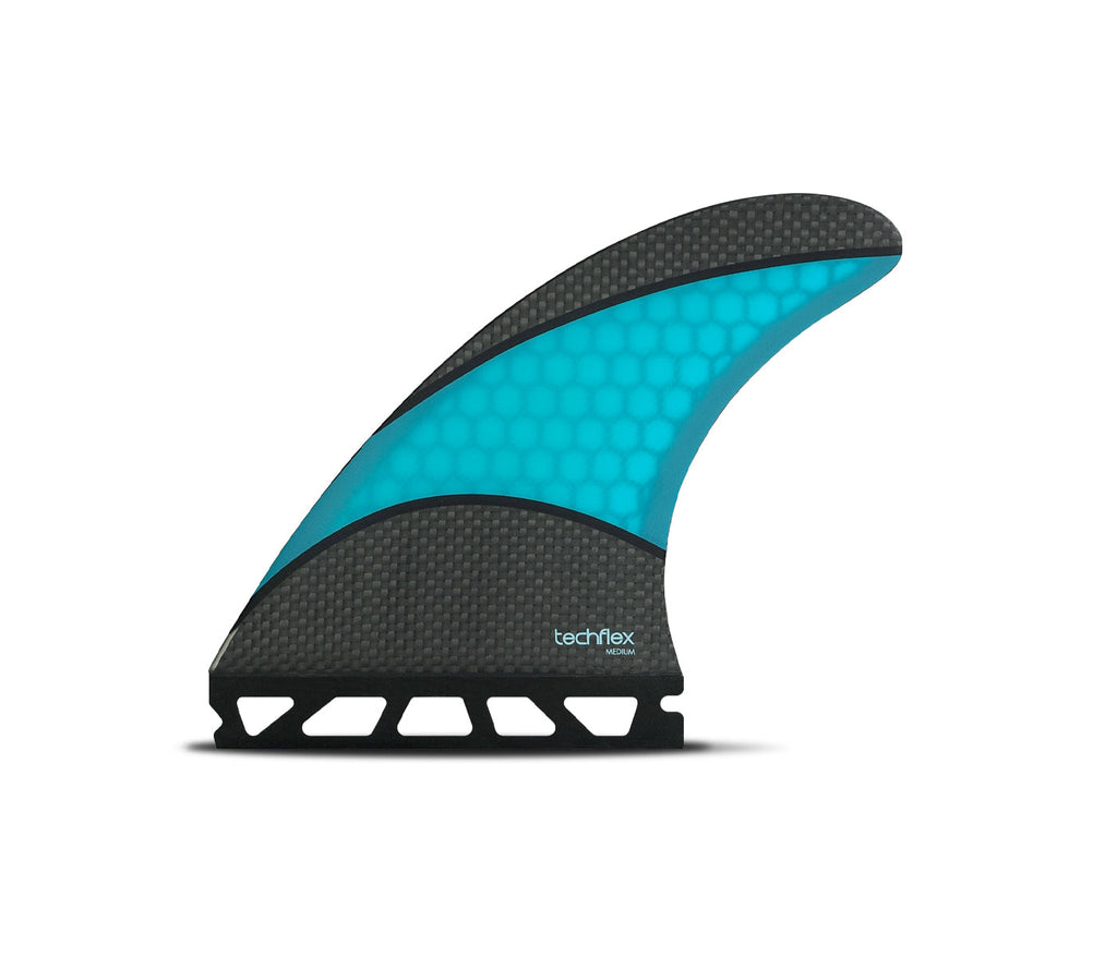 Futures AM1 Techflex Thruster Fins Black/Blue - SantoLoco Hawaii