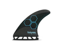 Futures AM1 Techflex Thruster Fins Black/Blue - SantoLoco Hawaii