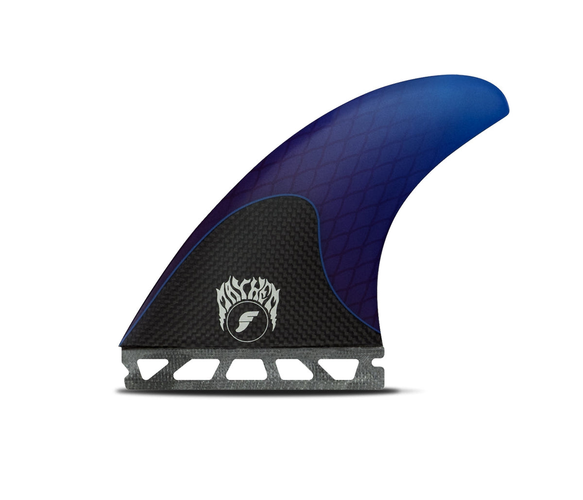 Futures Mayhem 3.0 Medium Honeycomb Thruster Fins Blue - SantoLoco Hawaii