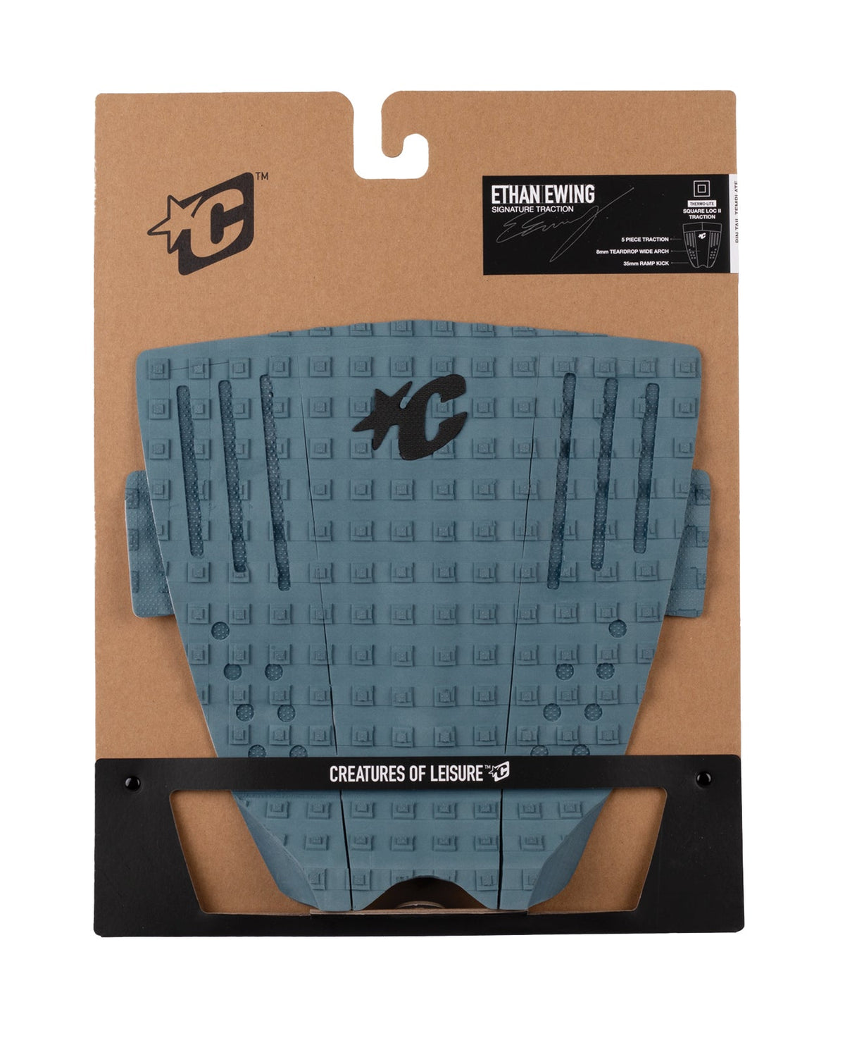 Creatures Ethan Ewing Lite Pin Tail Traction Pad Slate Black