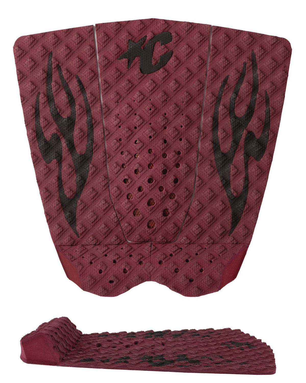Creatures Griffin Colapinto Lite Traction Pad Dark Rose Black Flames