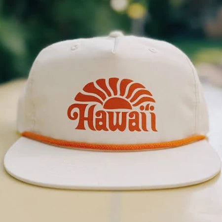 Nick Kuchar Hawaii Hat - Vintage White