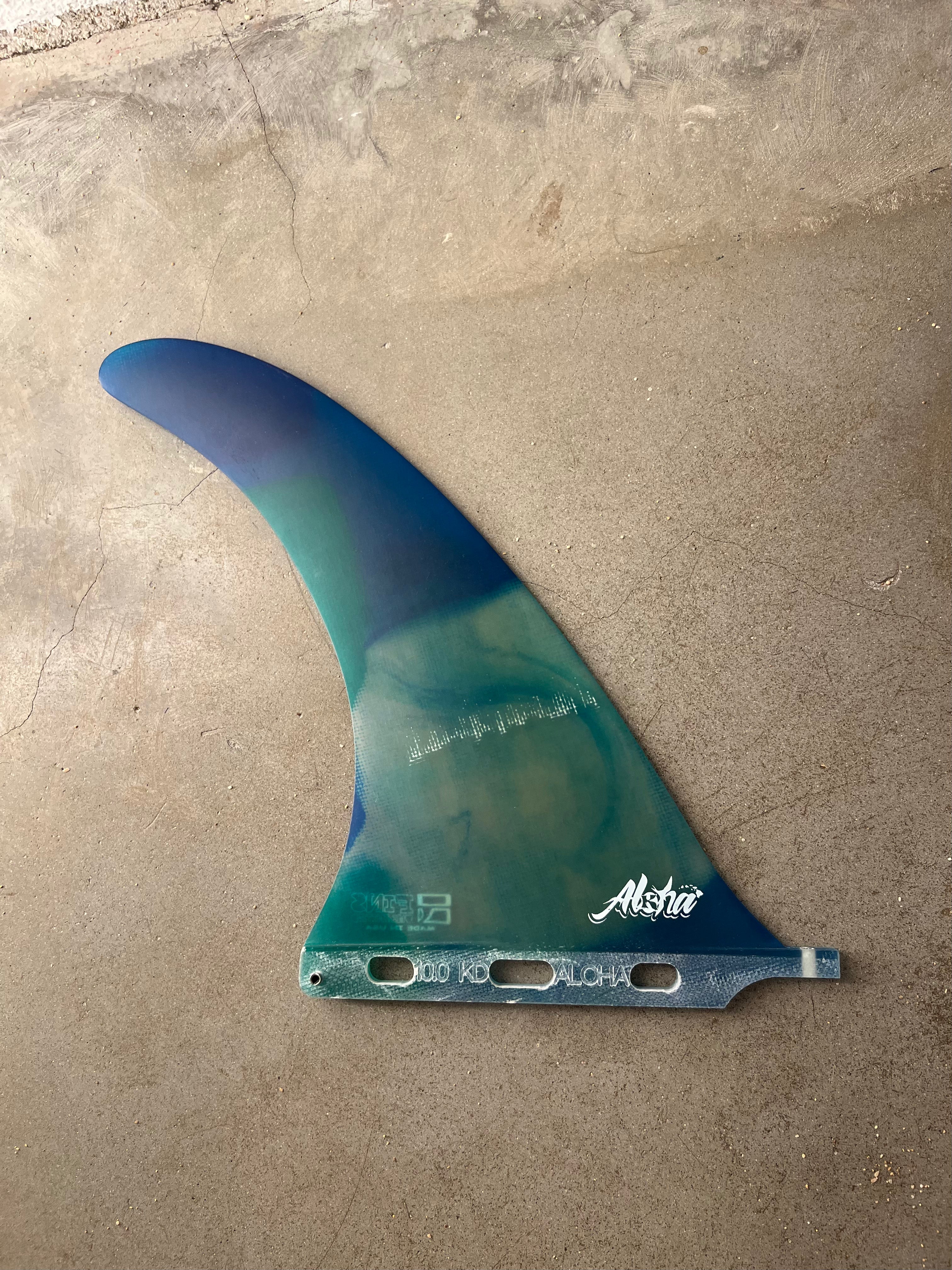 Kanoa Dahlin 10.0" Flex Fin Blue/Green
