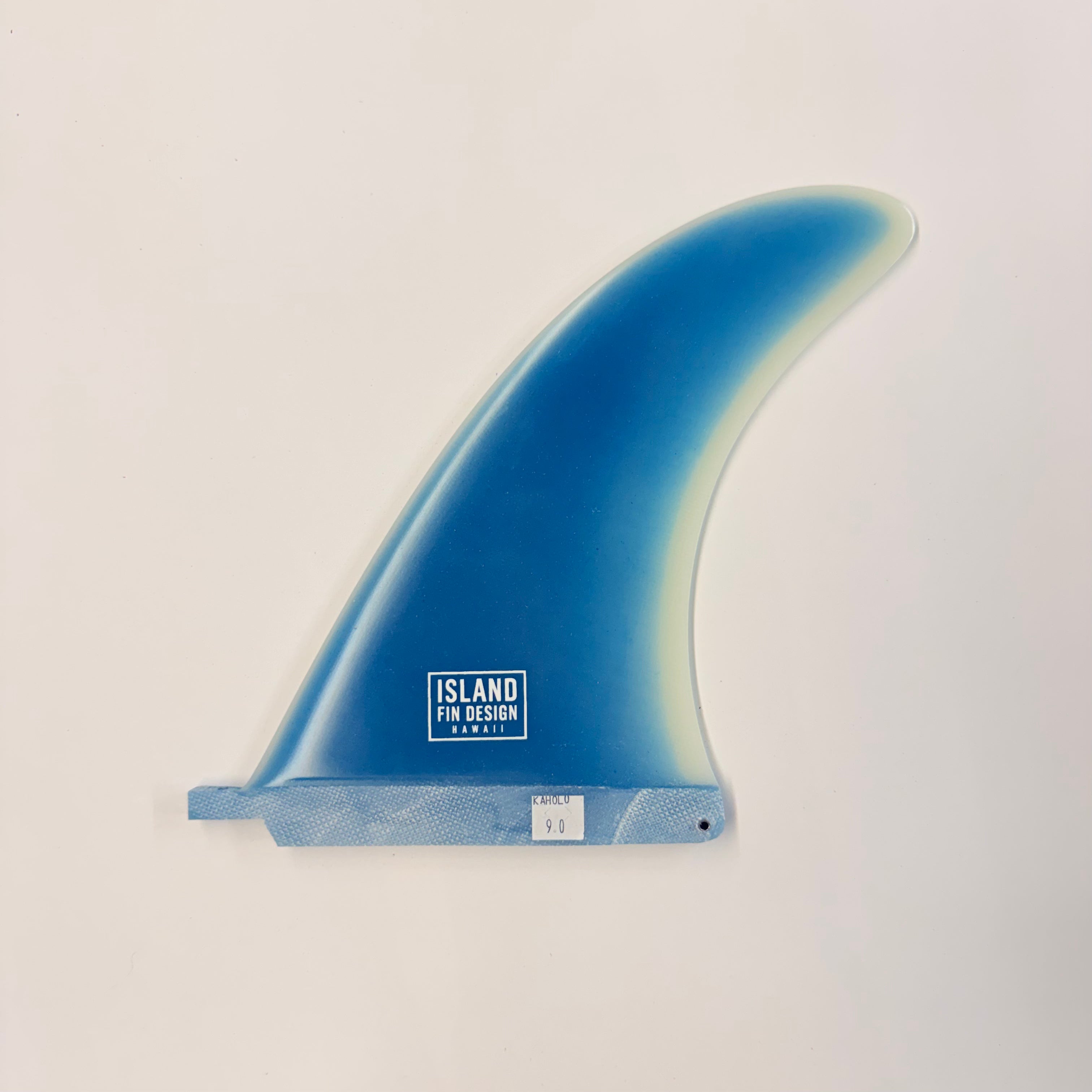 Island Fin Design Kaholo Fin 9.0" Blue Fade