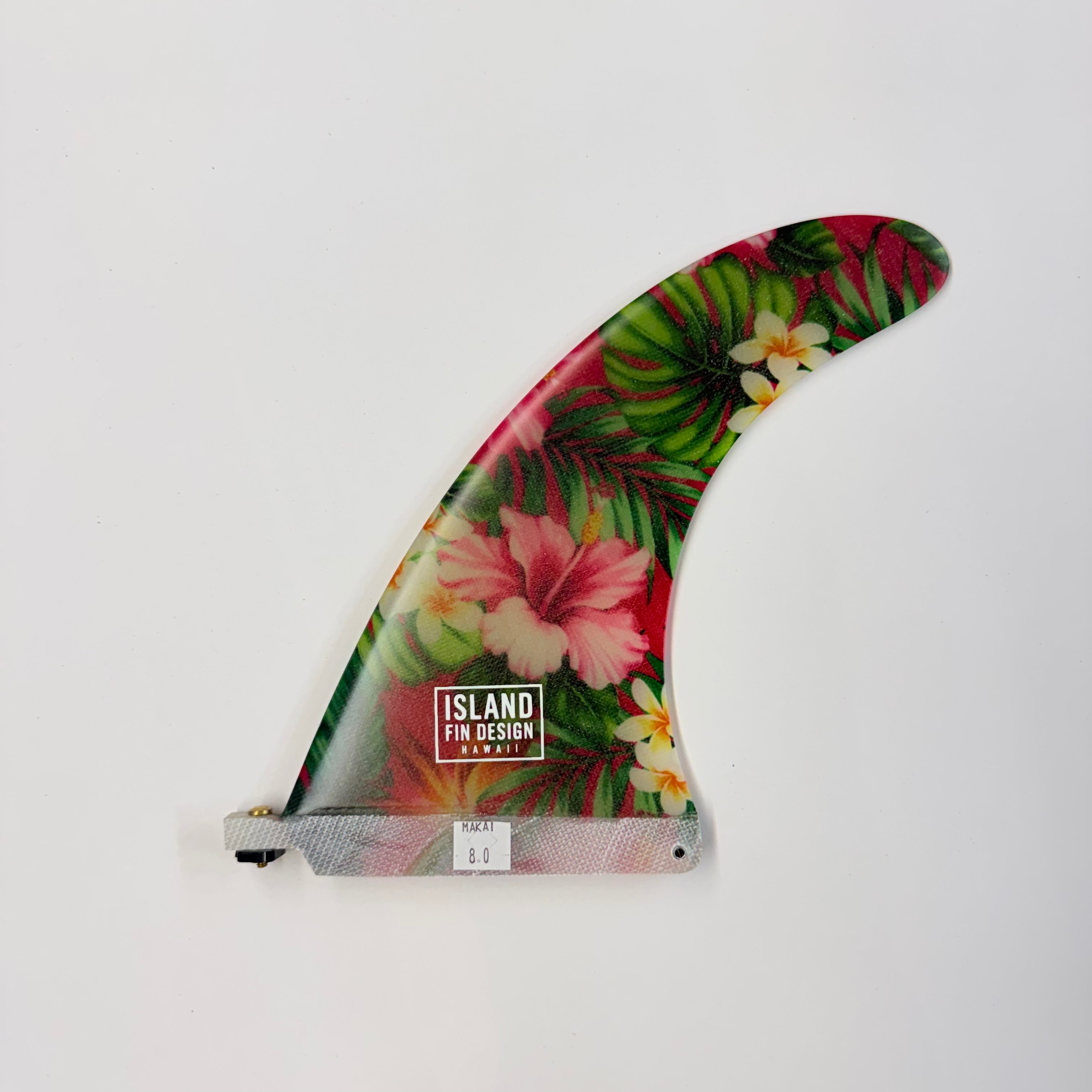 Island Fin Design Makai 8.0" Fin Floral