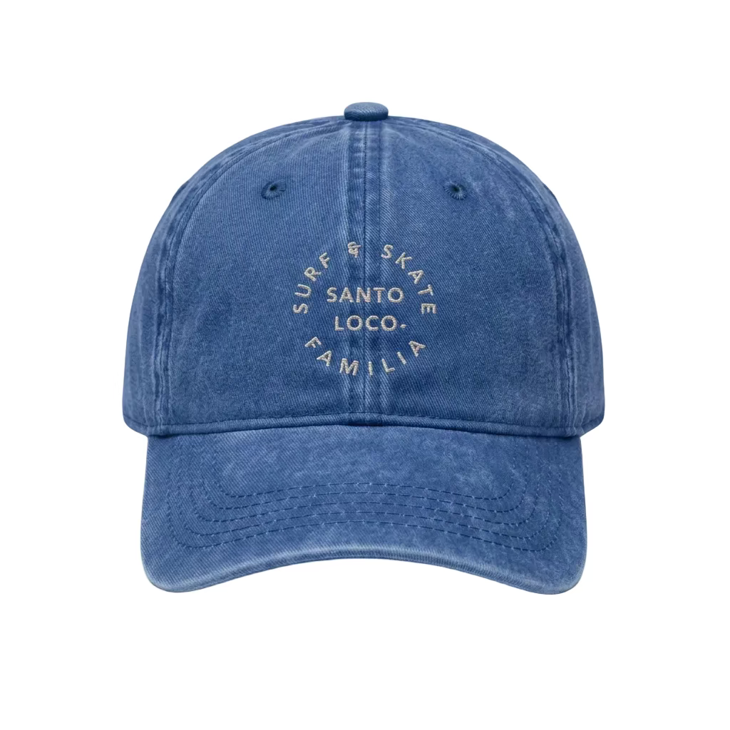 SantoLoco Familia Dad Hat - Royal Wash