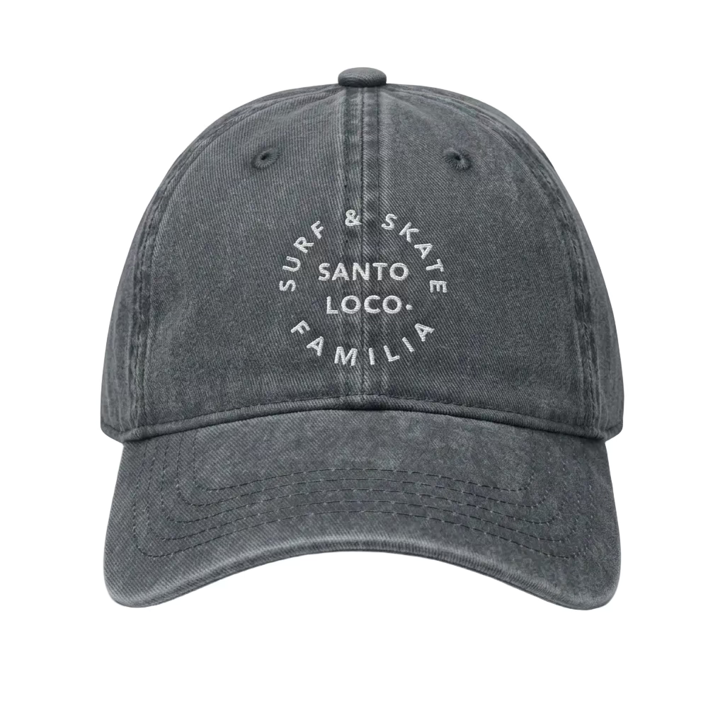 SantoLoco Familia Dad Hat - Grey Wash