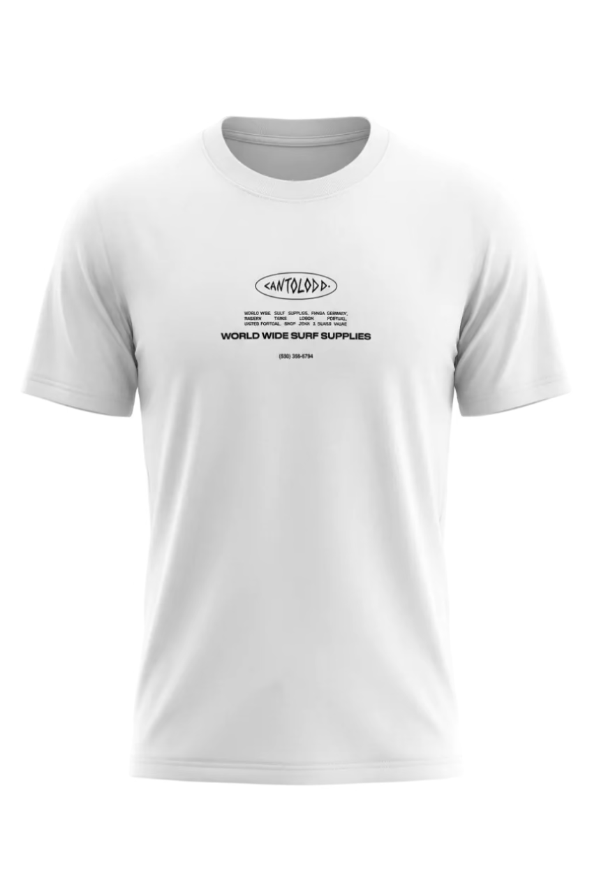 SantoLoco World Wide Tee - White