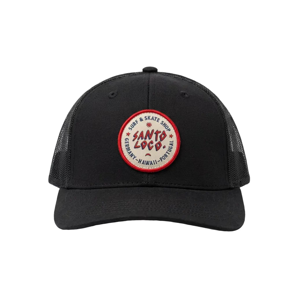 SantoLoco Patch Hat - Black