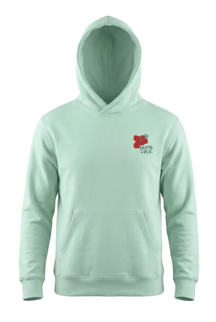 SantoLoco Lizzie Art Hoodie - Mint