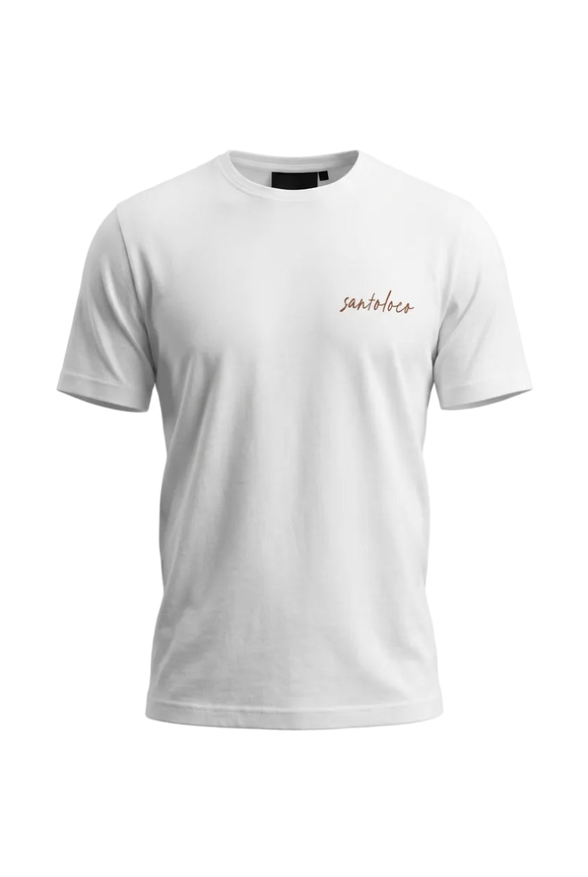 SantoLoco North Shore Signature Coordinates Tee - White / Mauve