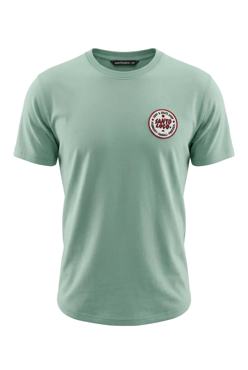 SantoLoco Surf Wax Tee - Sage