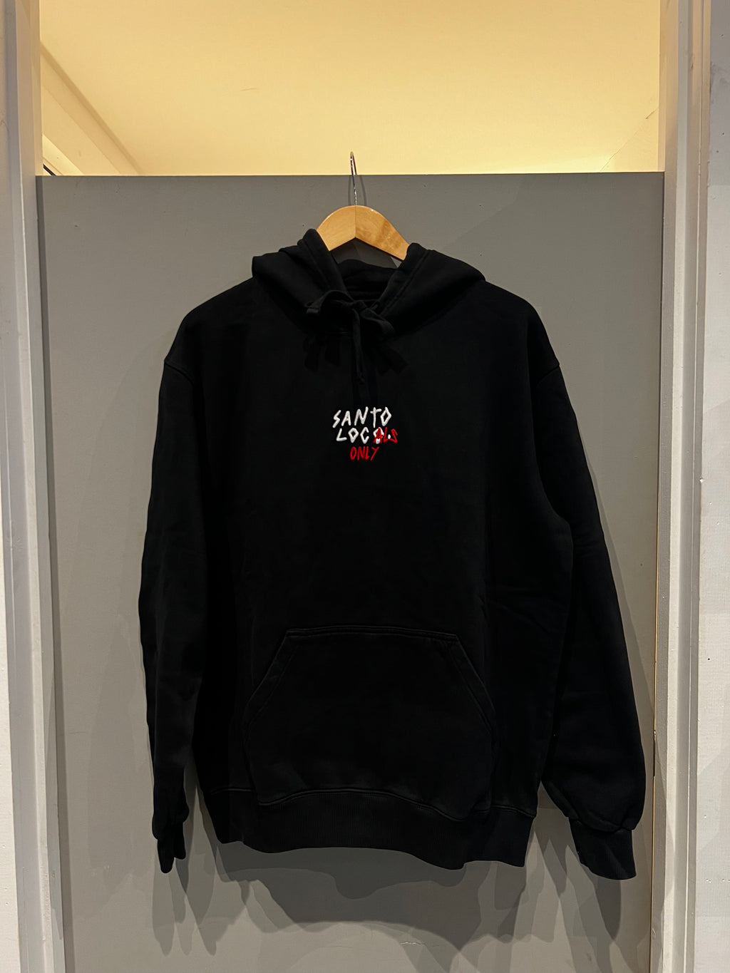 SantoLoco Locals Only Hoodie Black