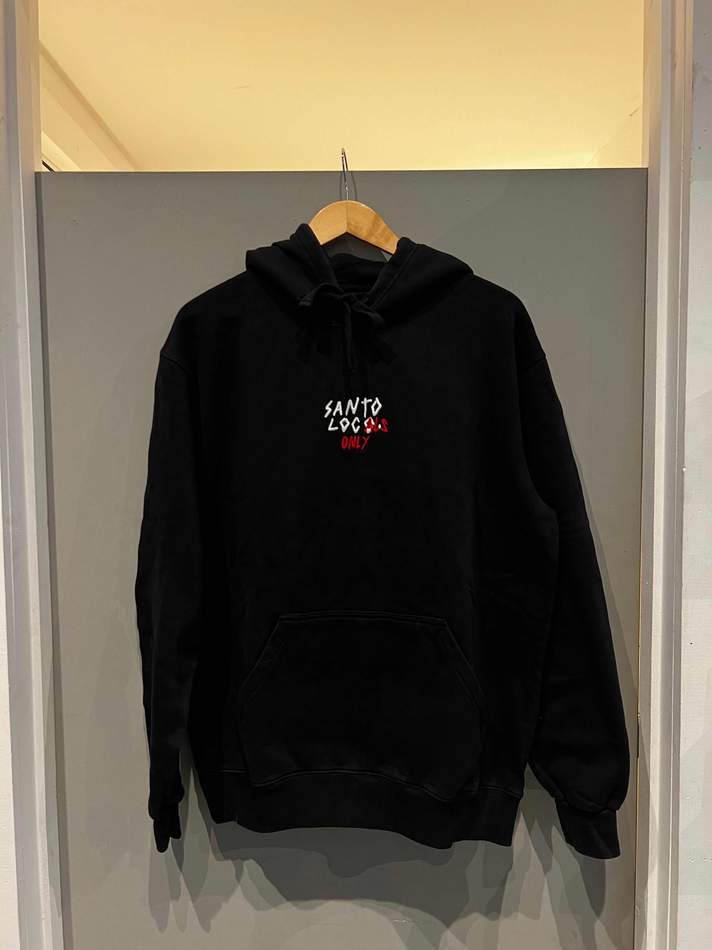 SantoLoco Locals Only Hoodie Black