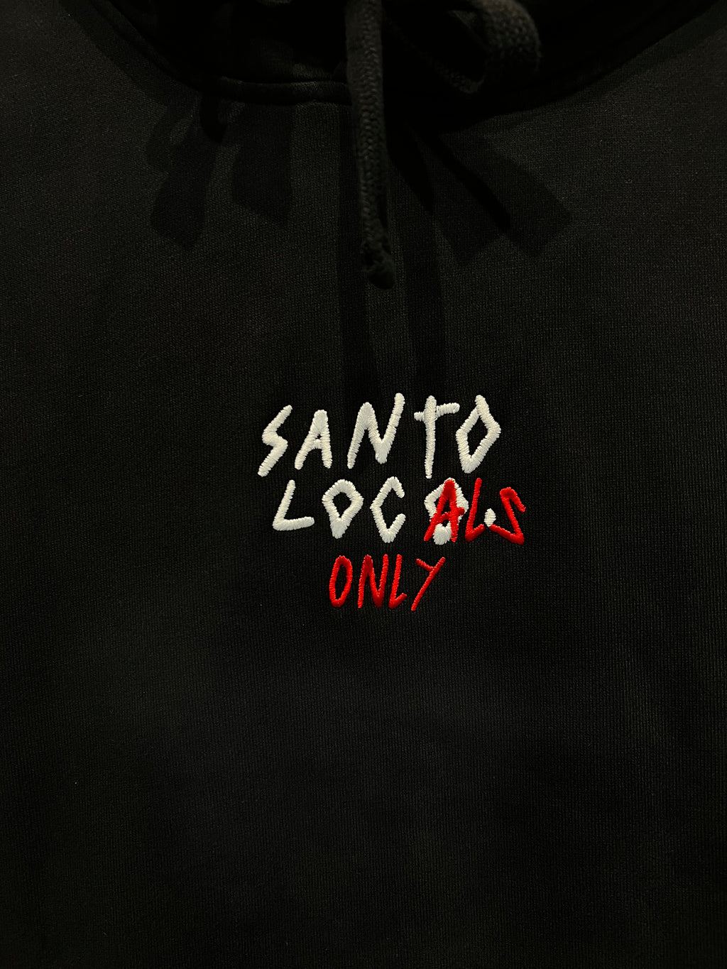 SantoLoco Locals Only Hoodie Black