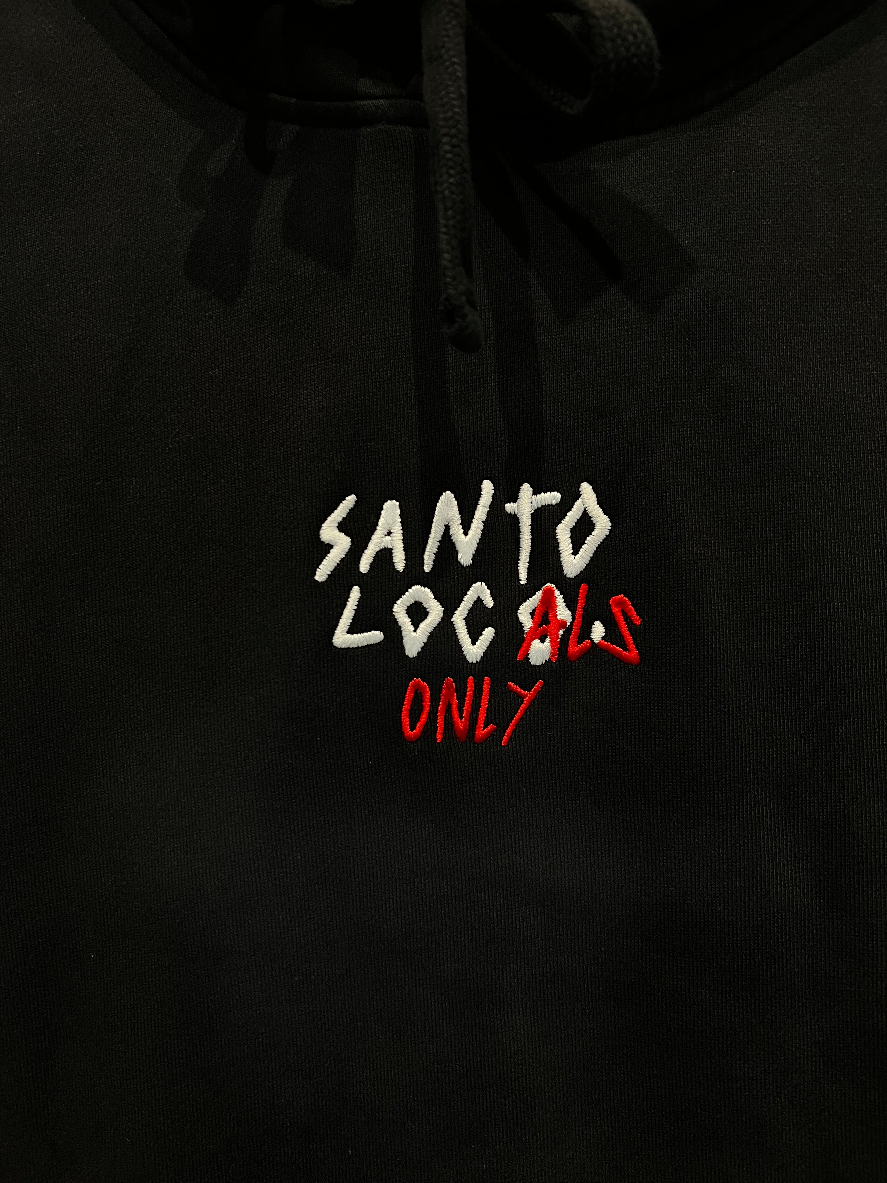 SantoLoco Locals Only Hoodie Black