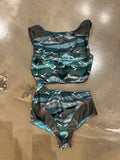 Woma Swim Surf One Piece Blue/Gray