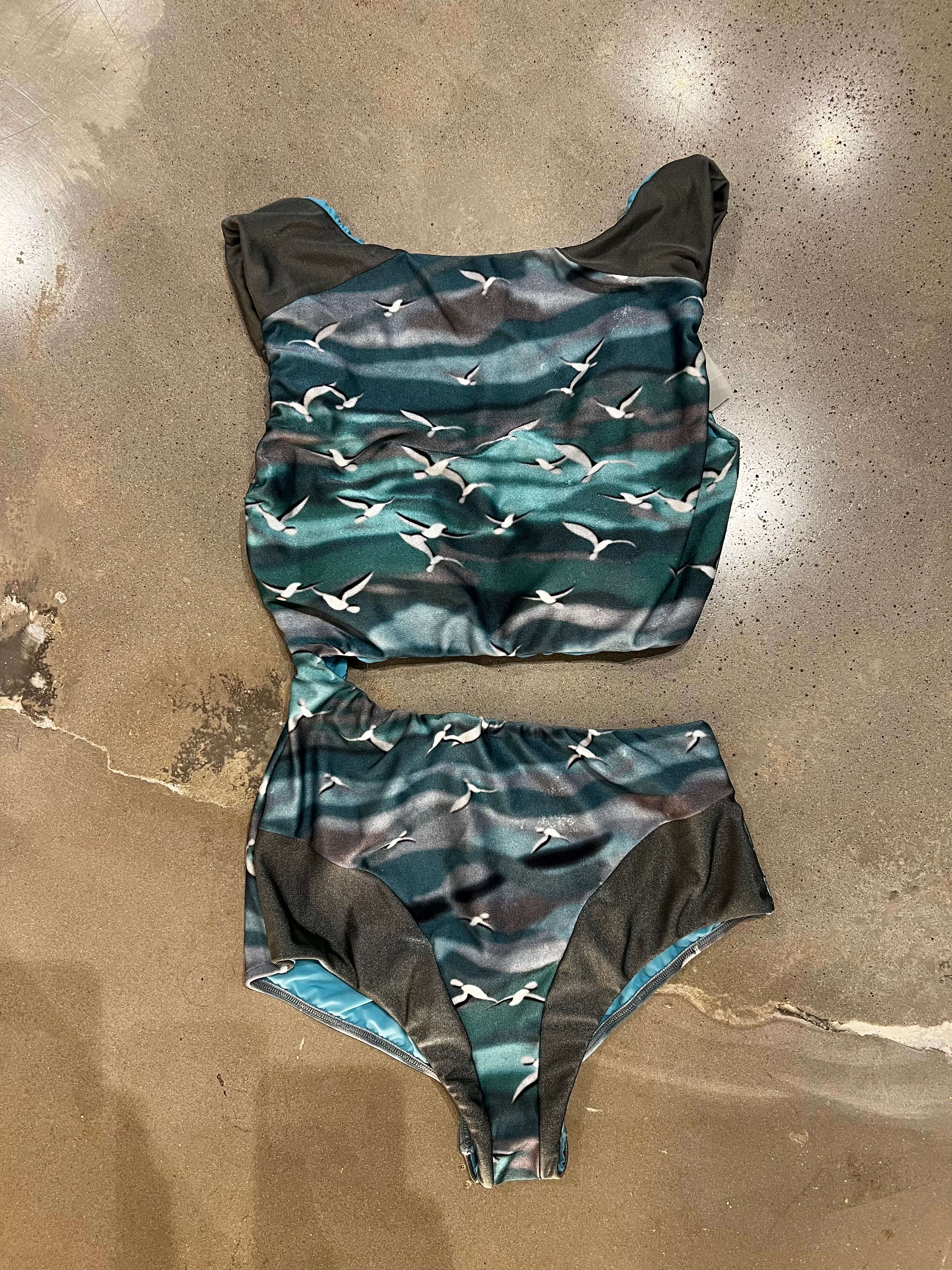 Woma Swim Surf One Piece Blue/Gray