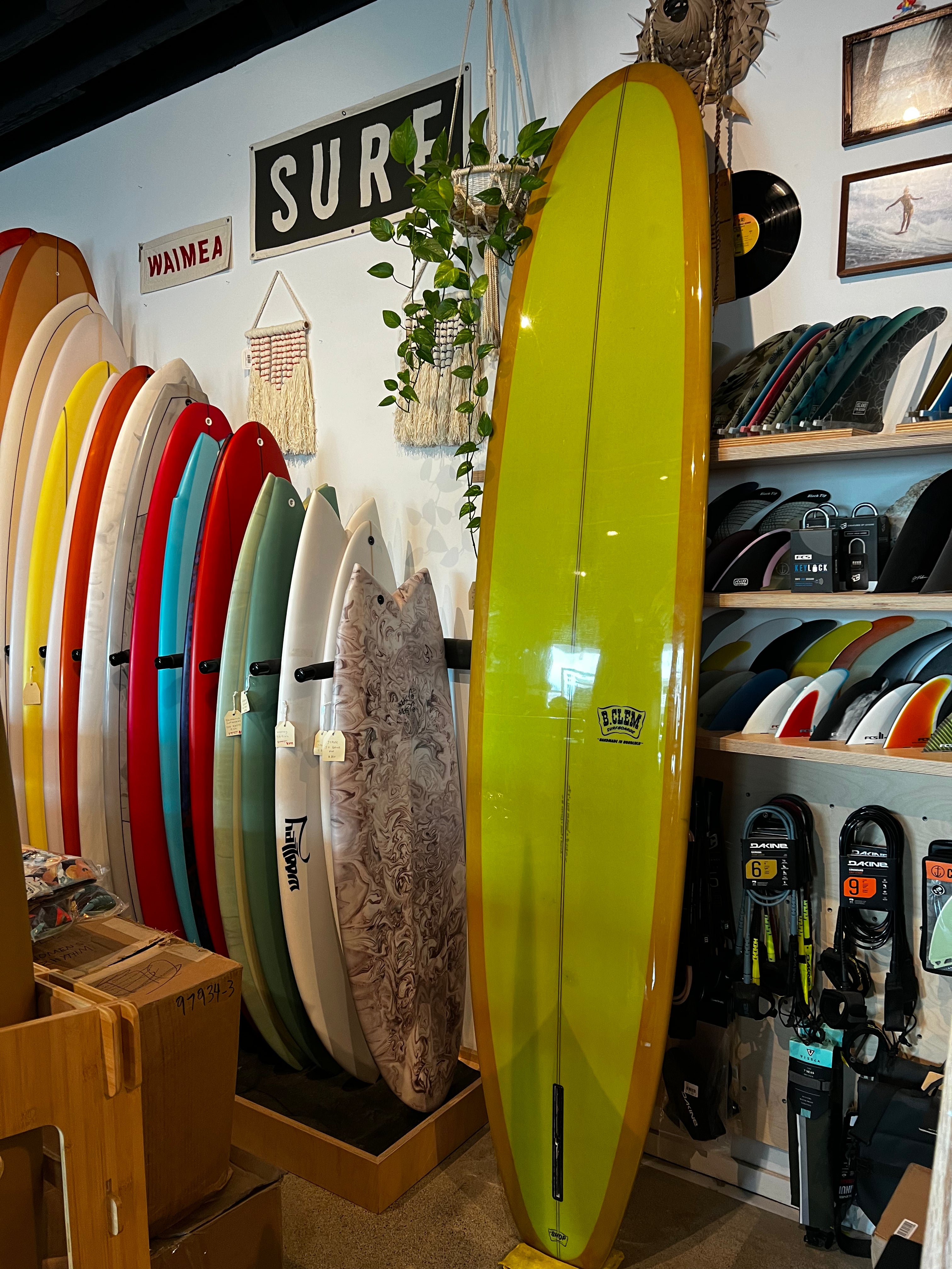 B.Clem Surfboards 9'4 Log Jammin' Longboard Tri-color
