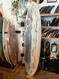 Lovemachine (Ryan Lovelace) Thick Lizzy 7'4 Marble White