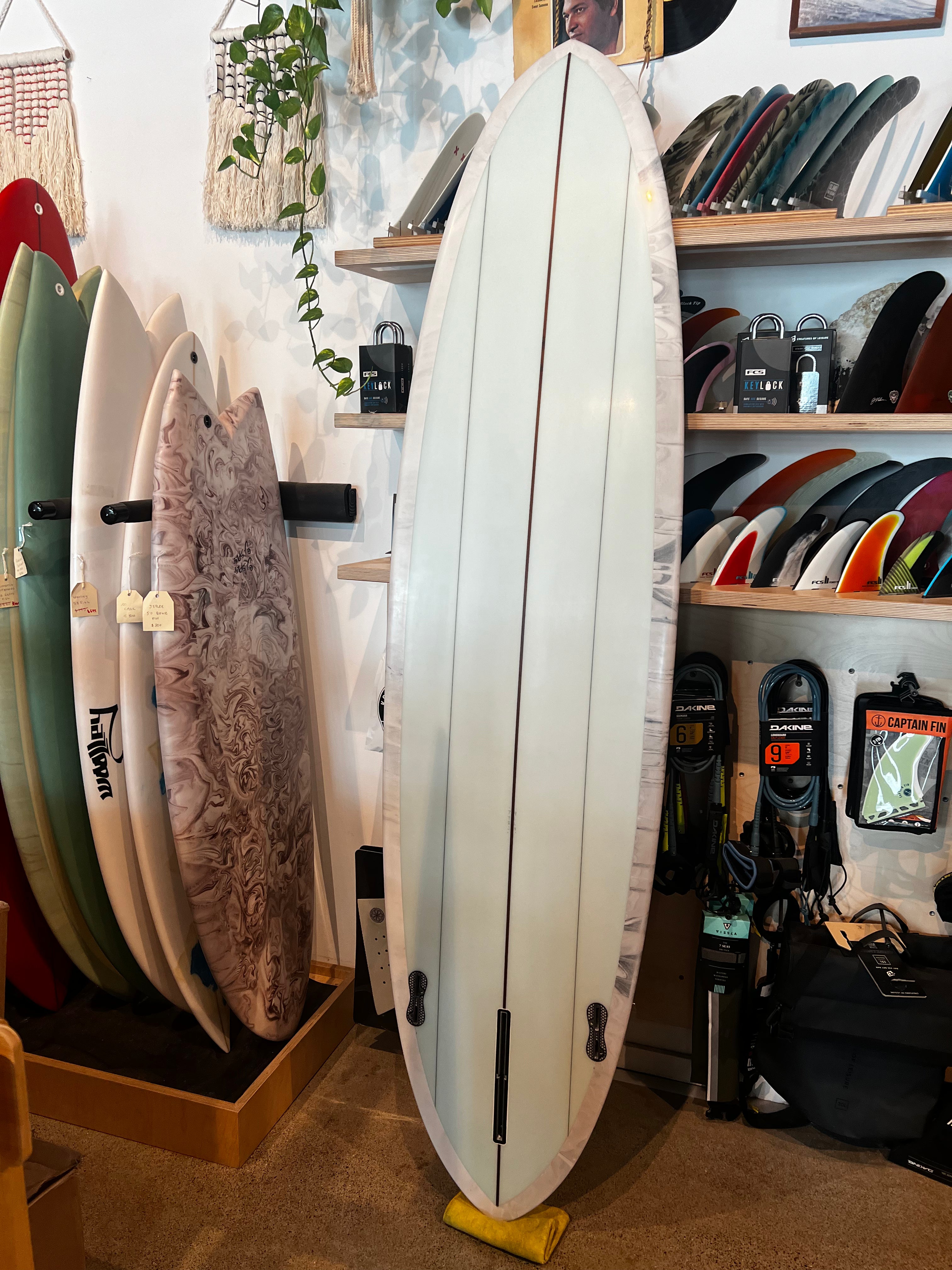 Lovemachine (Ryan Lovelace) Thick Lizzy 7'4 Marble White