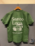 SantoLoco Munich Surfing is a Motorsport T-Shirt Green
