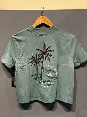 Volcom Vol Island Pocket Tee Sage