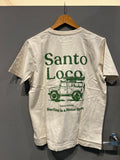 SantoLoco Munich Surfing is a Motorsport T-Shirt Off White