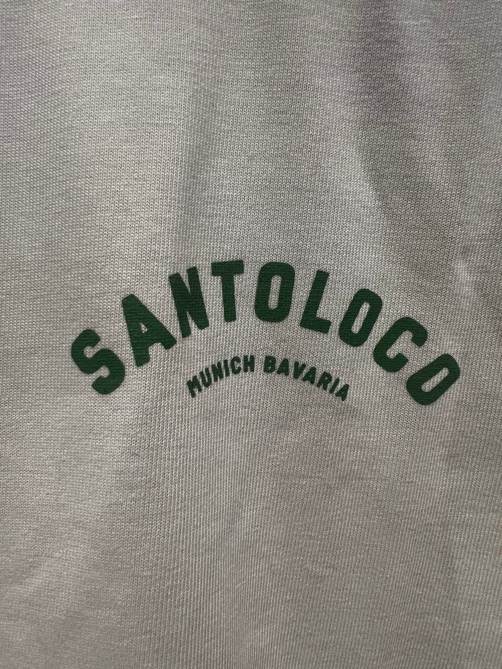 SantoLoco Munich Surfing is a Motorsport T-Shirt Off White